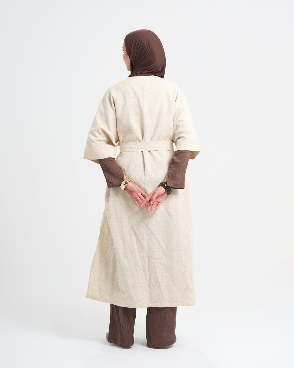 The Soft Sand Kaftan - Beige