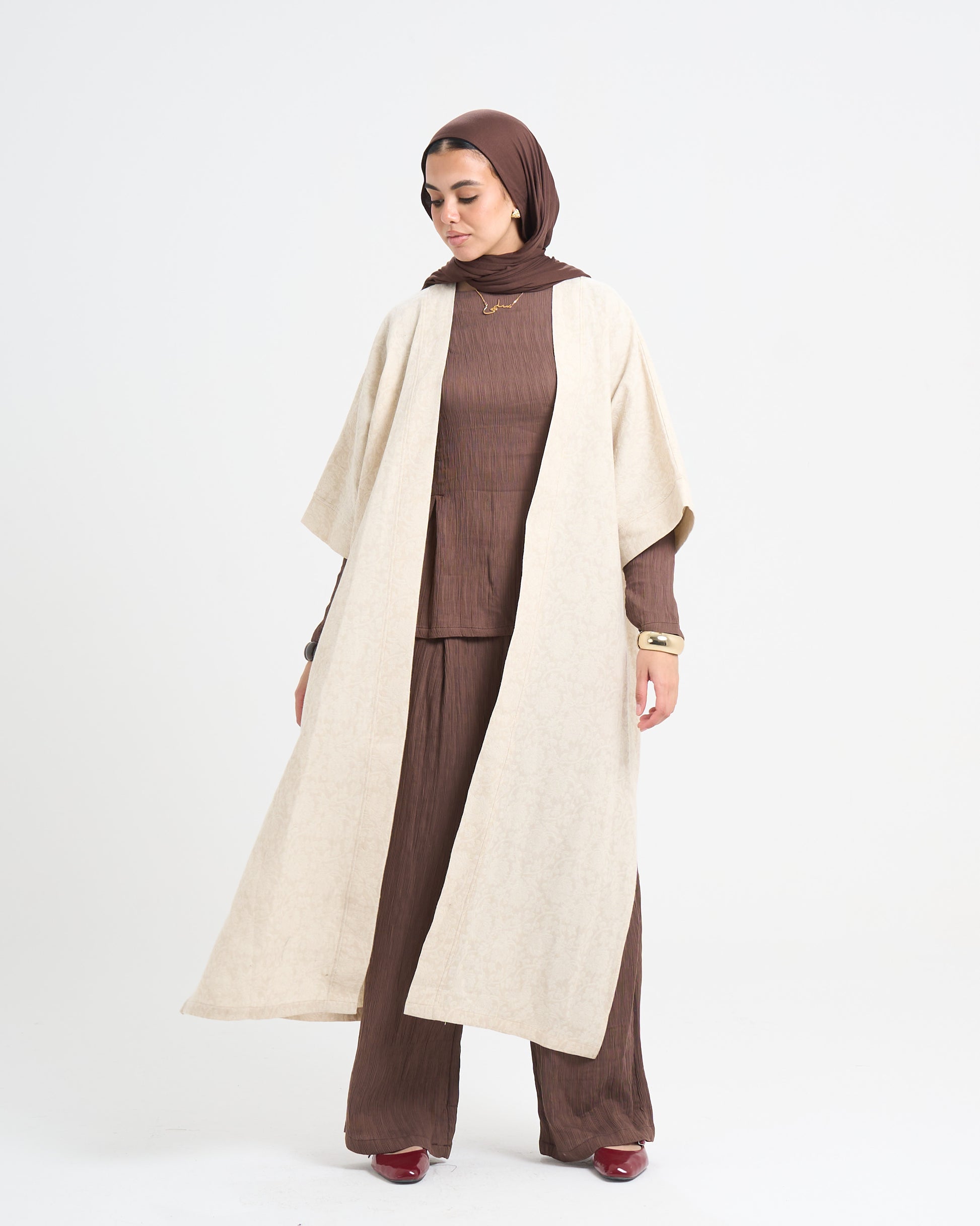 The Soft Sand Kaftan - Beige