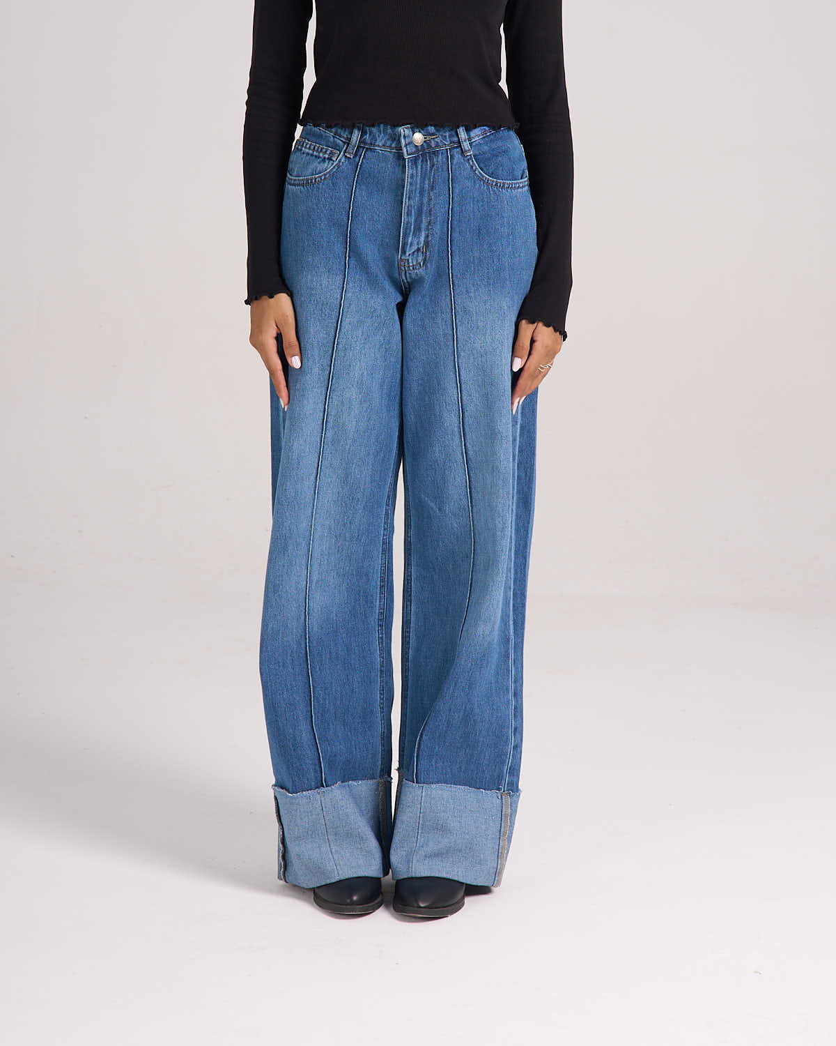 The Fold Denim - Mid Blue