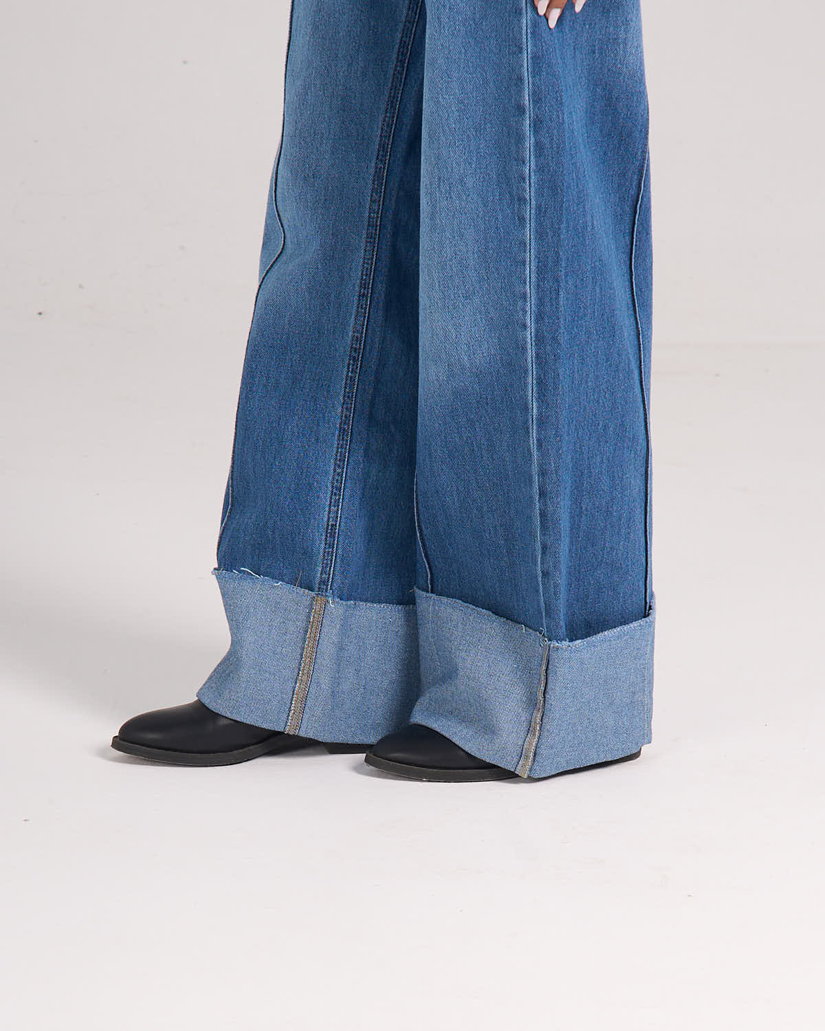 The Fold Denim - Mid Blue