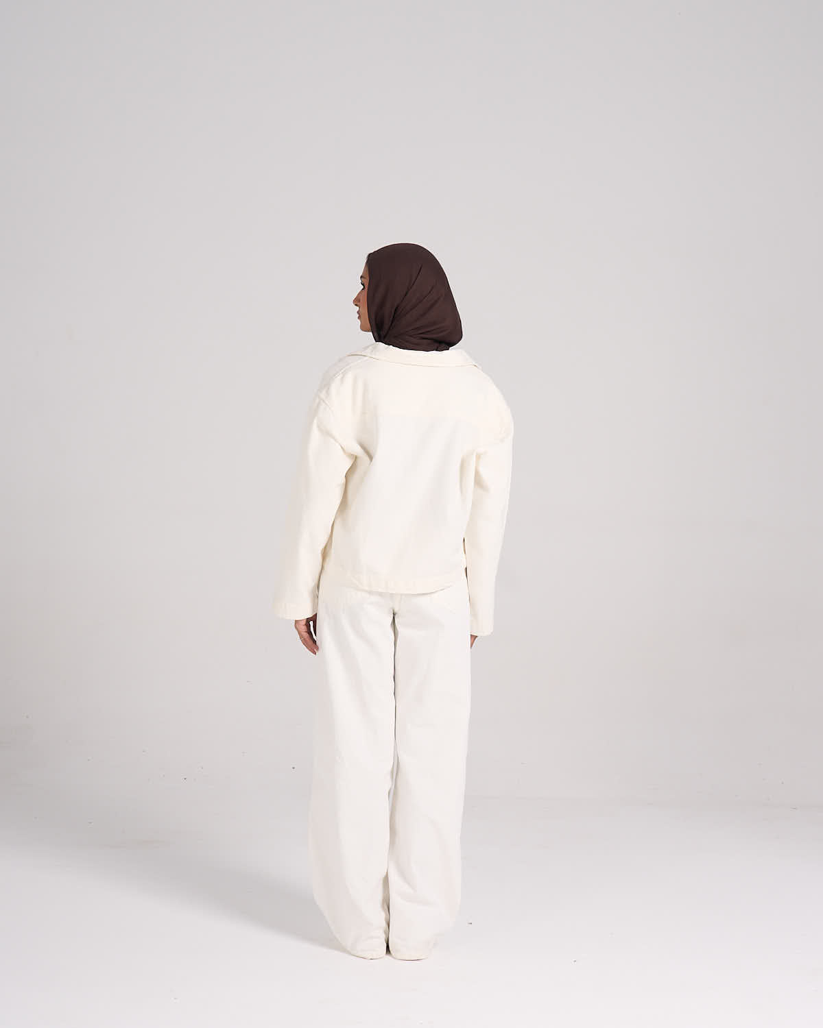 Gabardine Pants - White