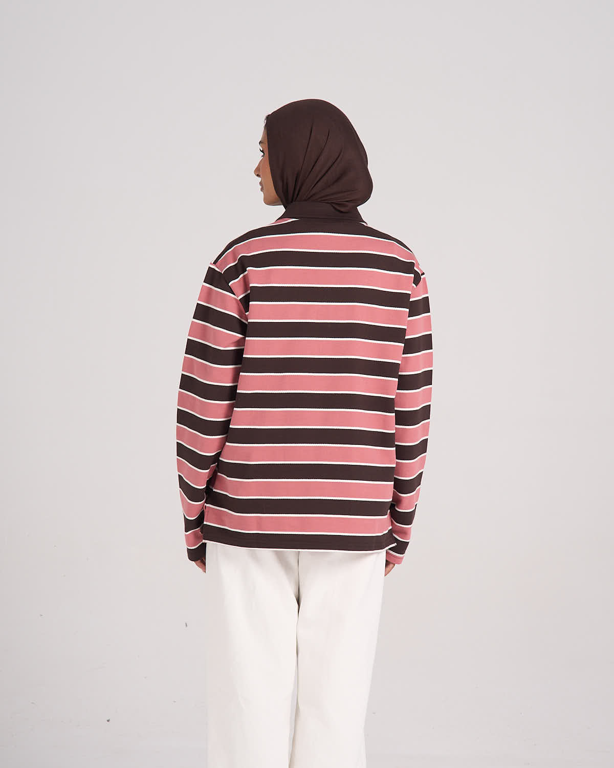 The Chill Polo - Pink With Brown