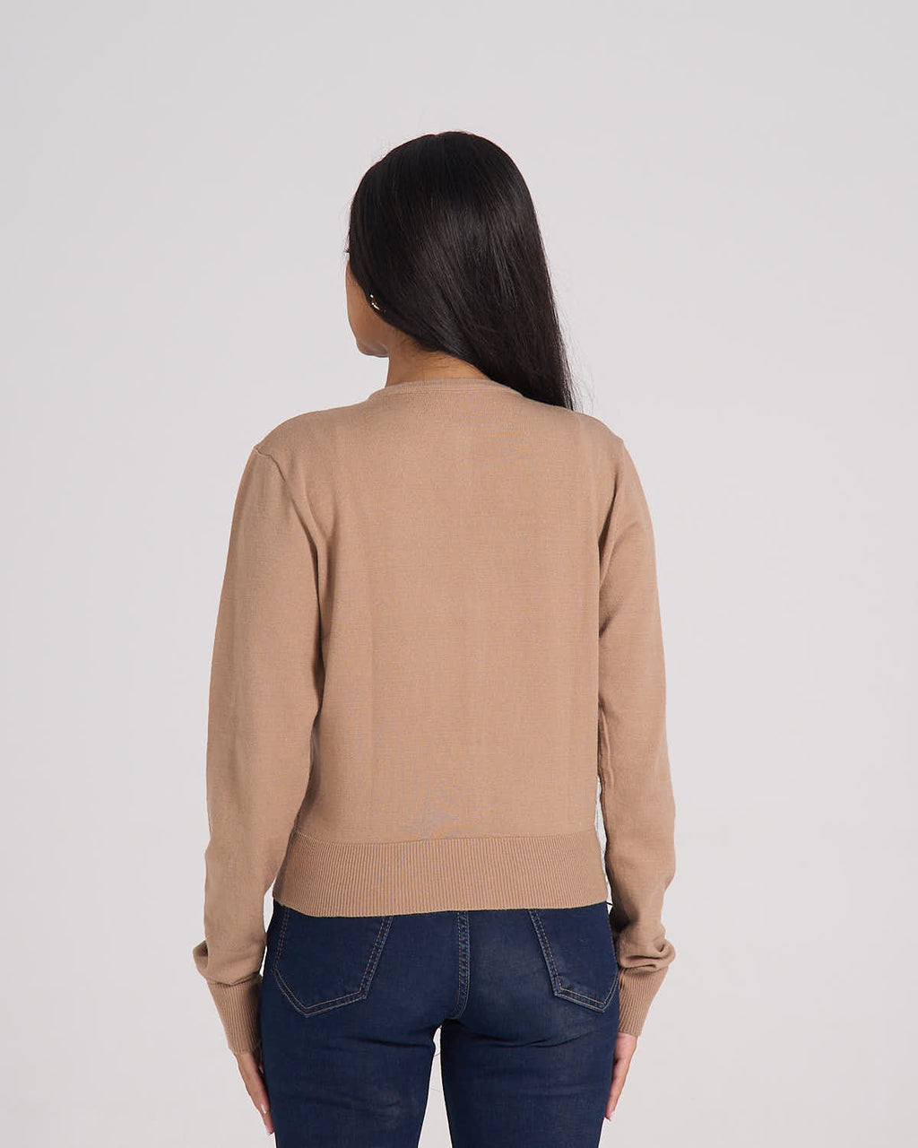 Knitted Cardigan - Camel