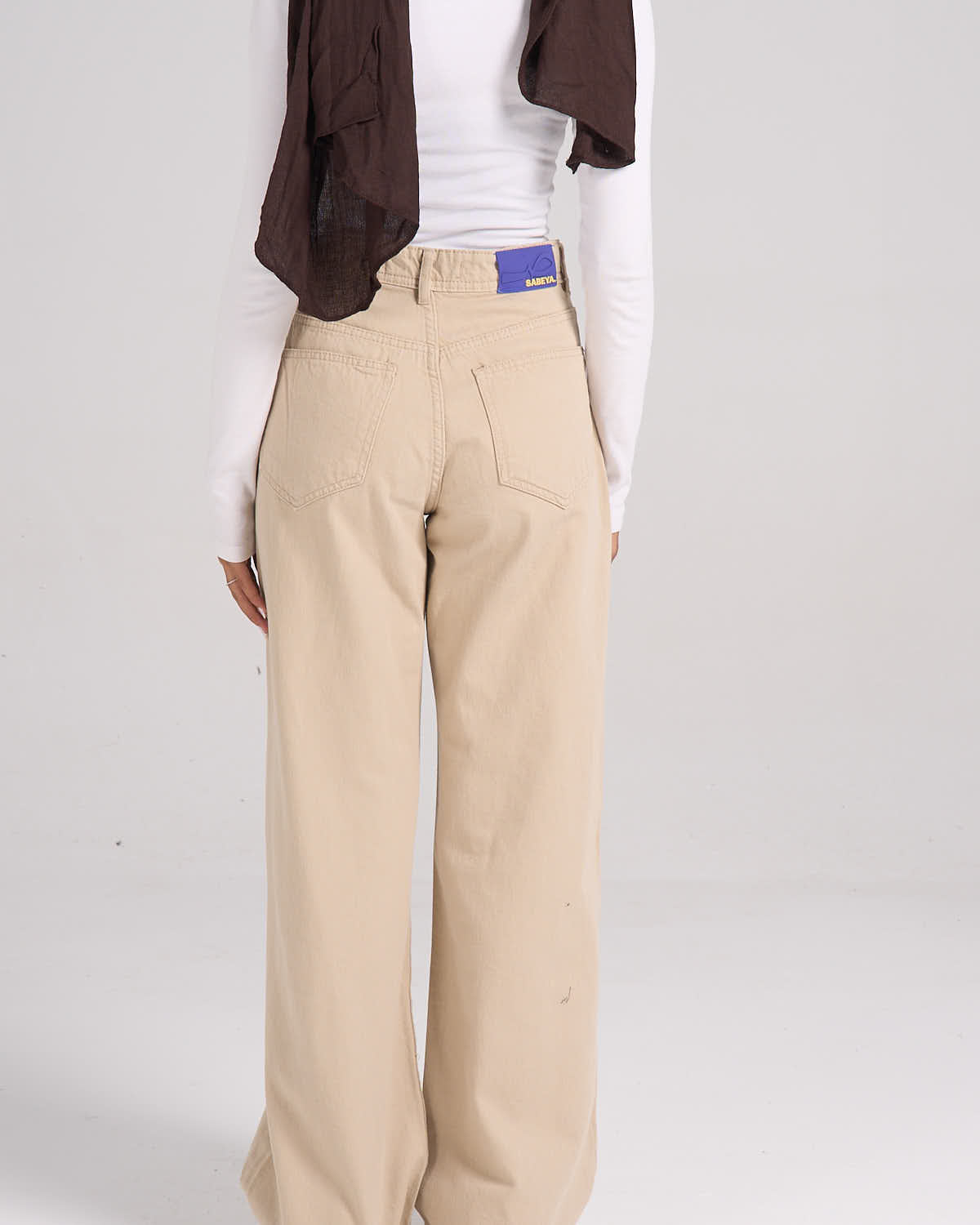 ⁠Gabardine Pants - Beige