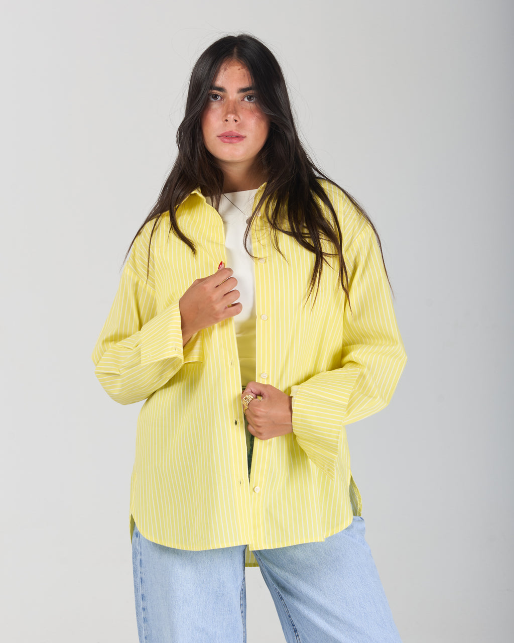 The Stripe Shirt - Baby Blue