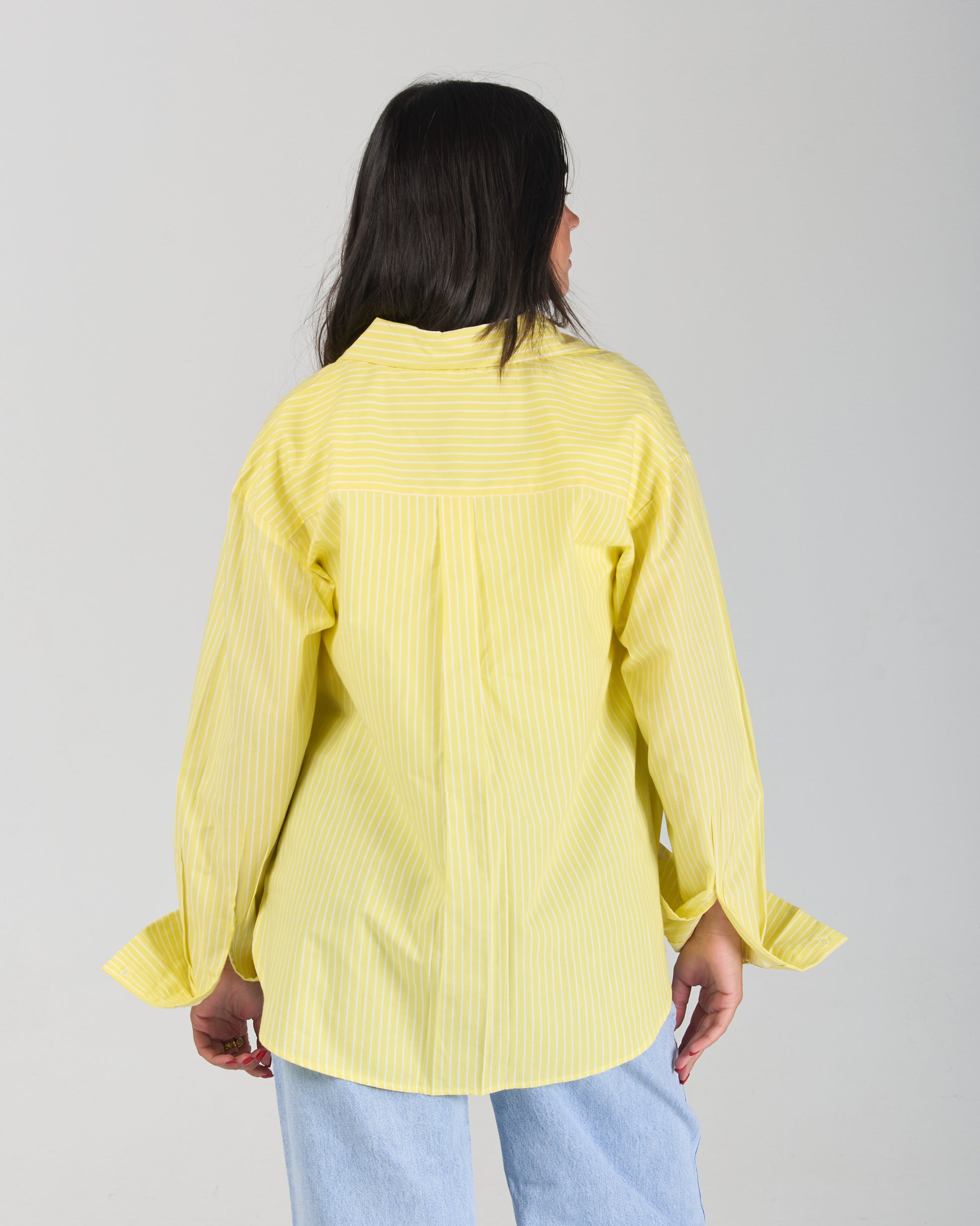 The Stripe Shirt - Electric Yellow