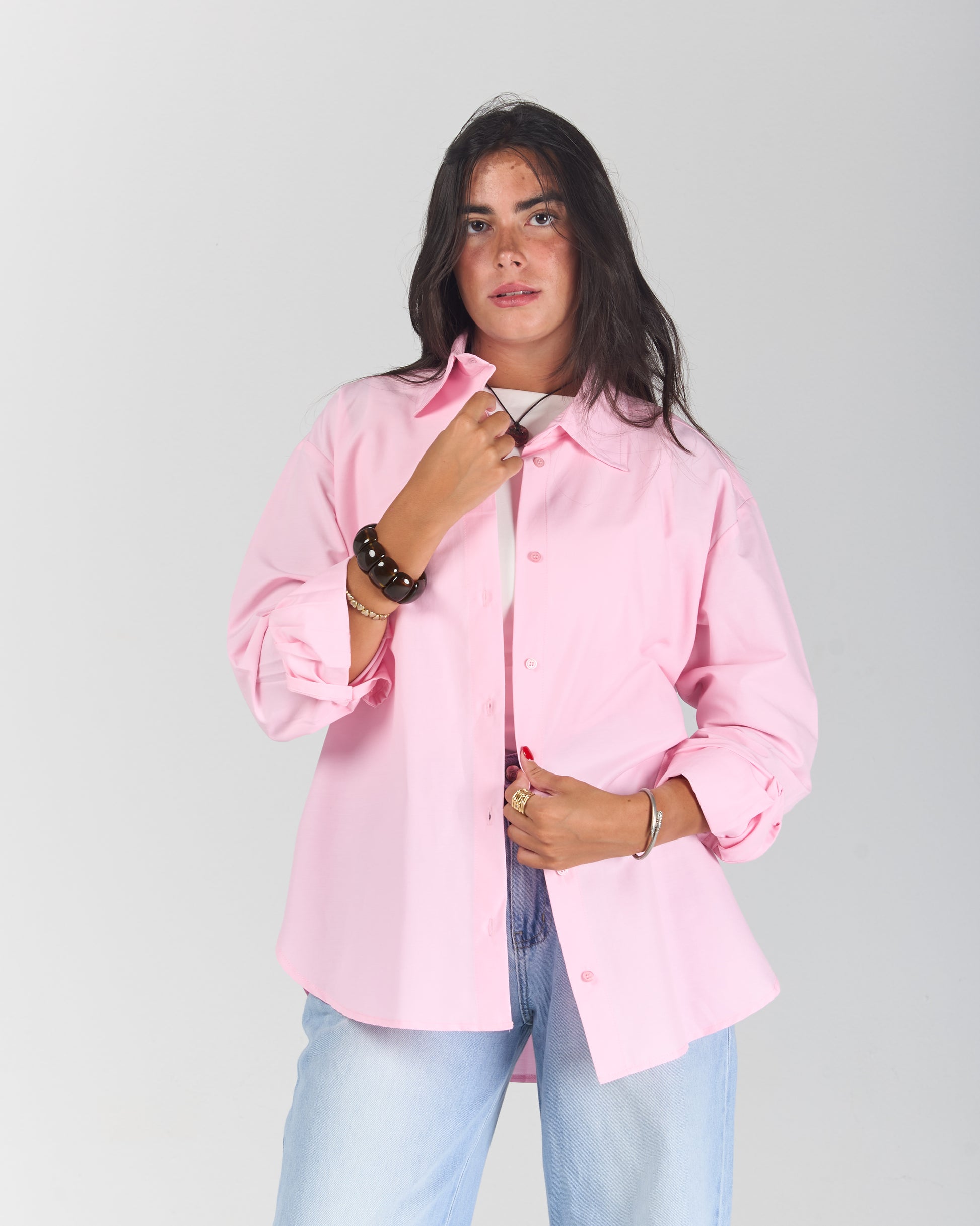 The Basic Shirt - Light Pink