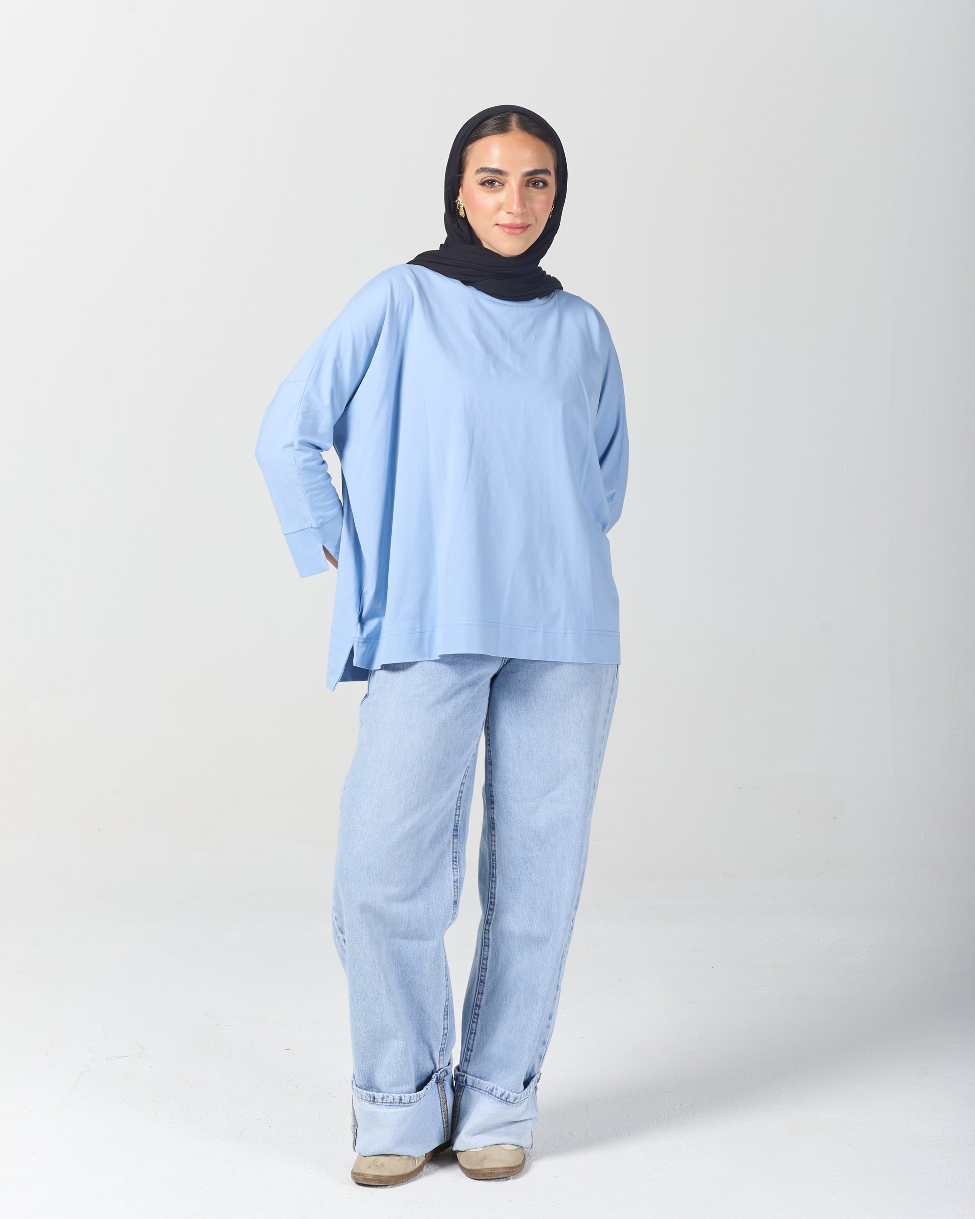 The Basic Tee - Baby Blue