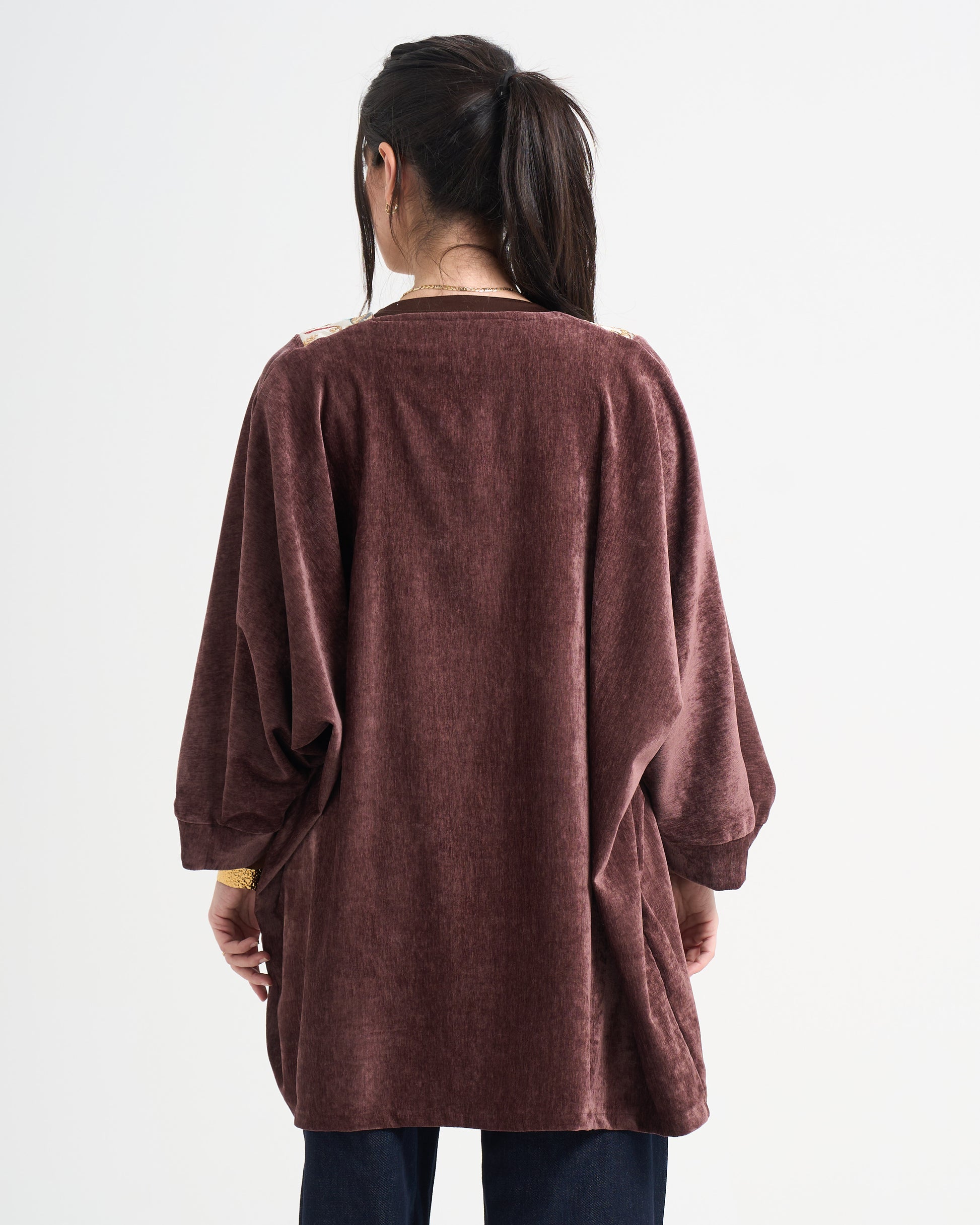 The Velvet Glow Kaftan - Brown