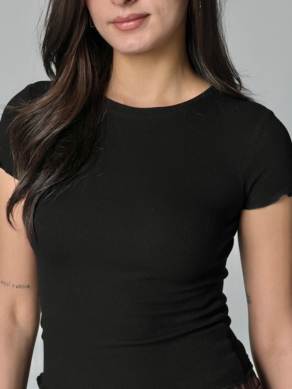 The Ribbed Basic - Black