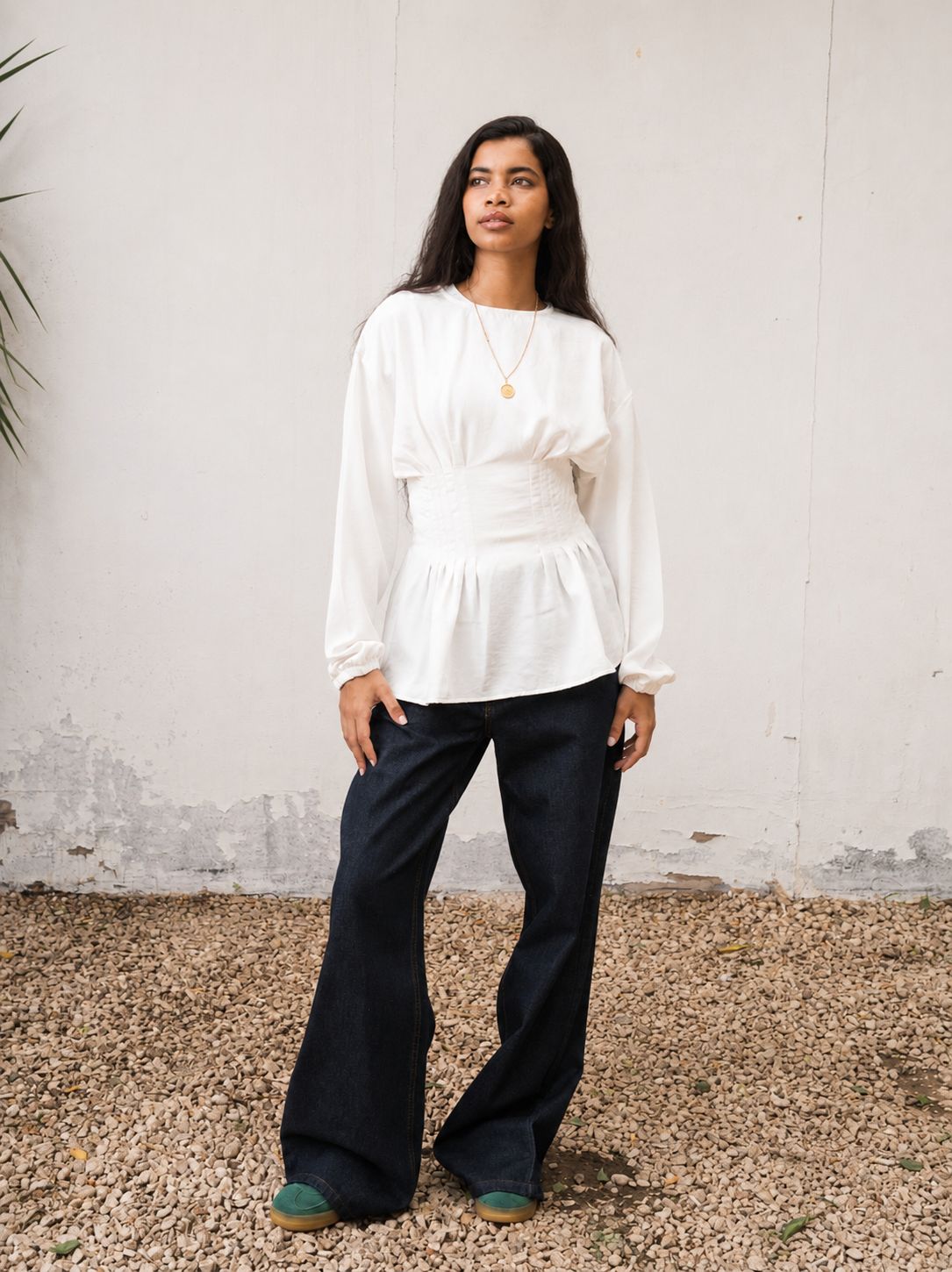 5. The Waisted Blouse - Off White