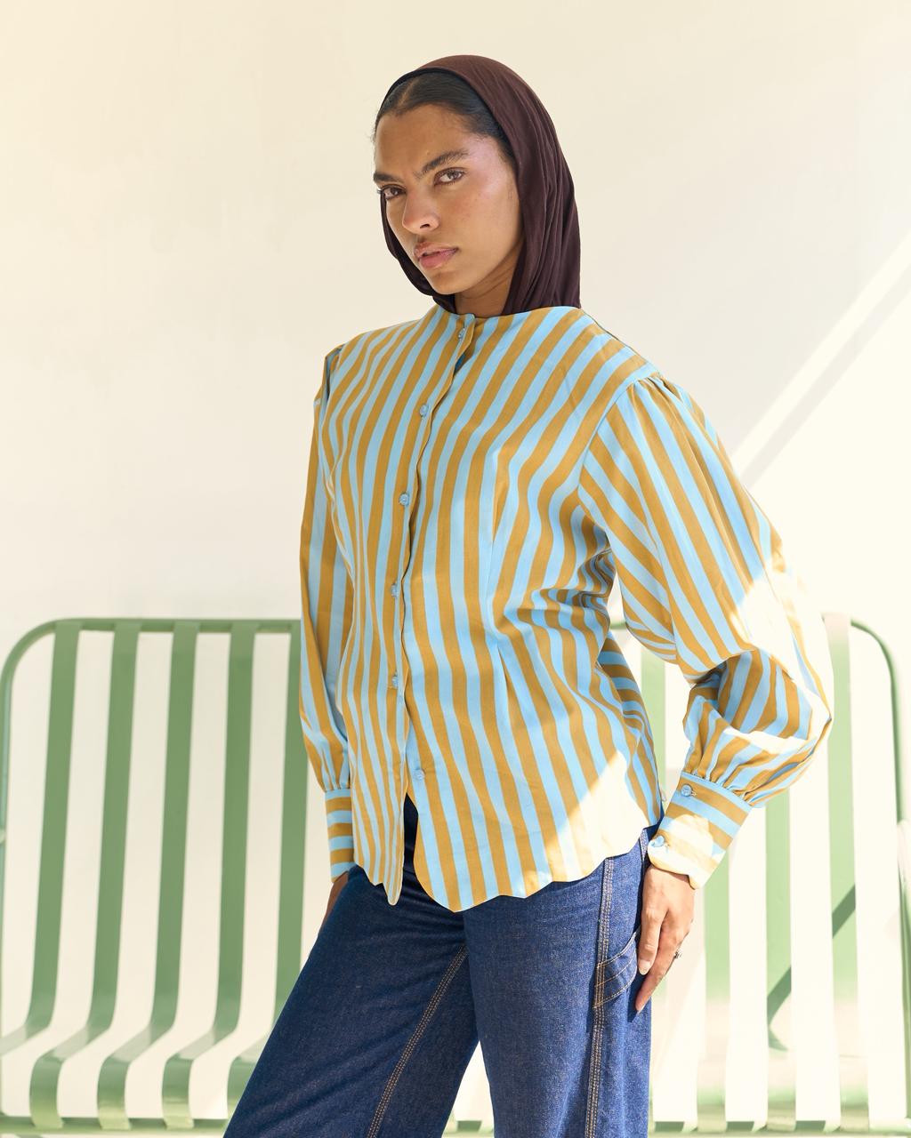 Wavy Stripe Shirt