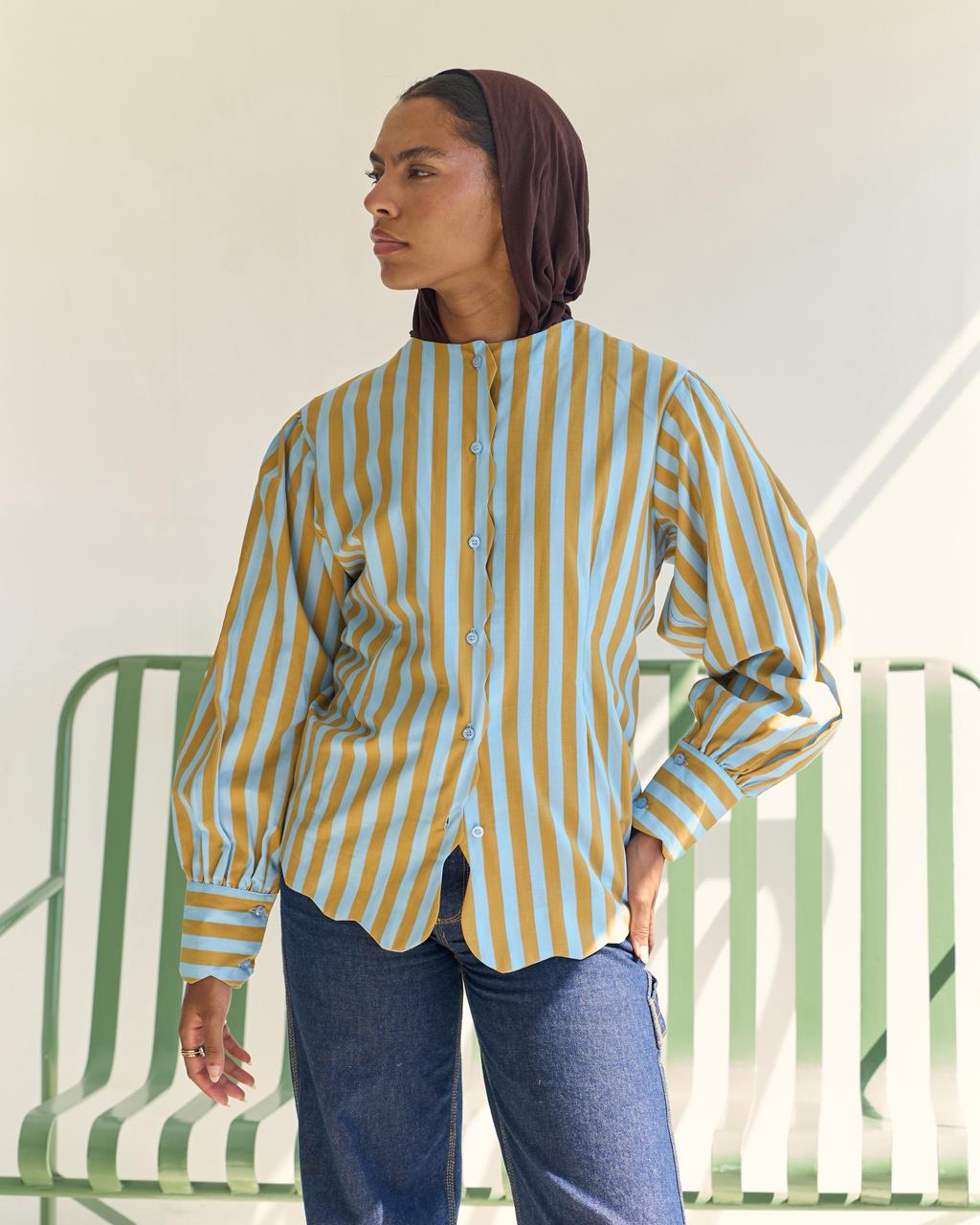 Wavy Stripe Shirt