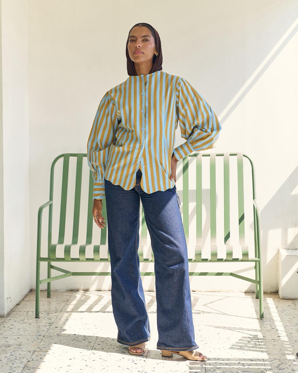 Wavy Stripe Shirt